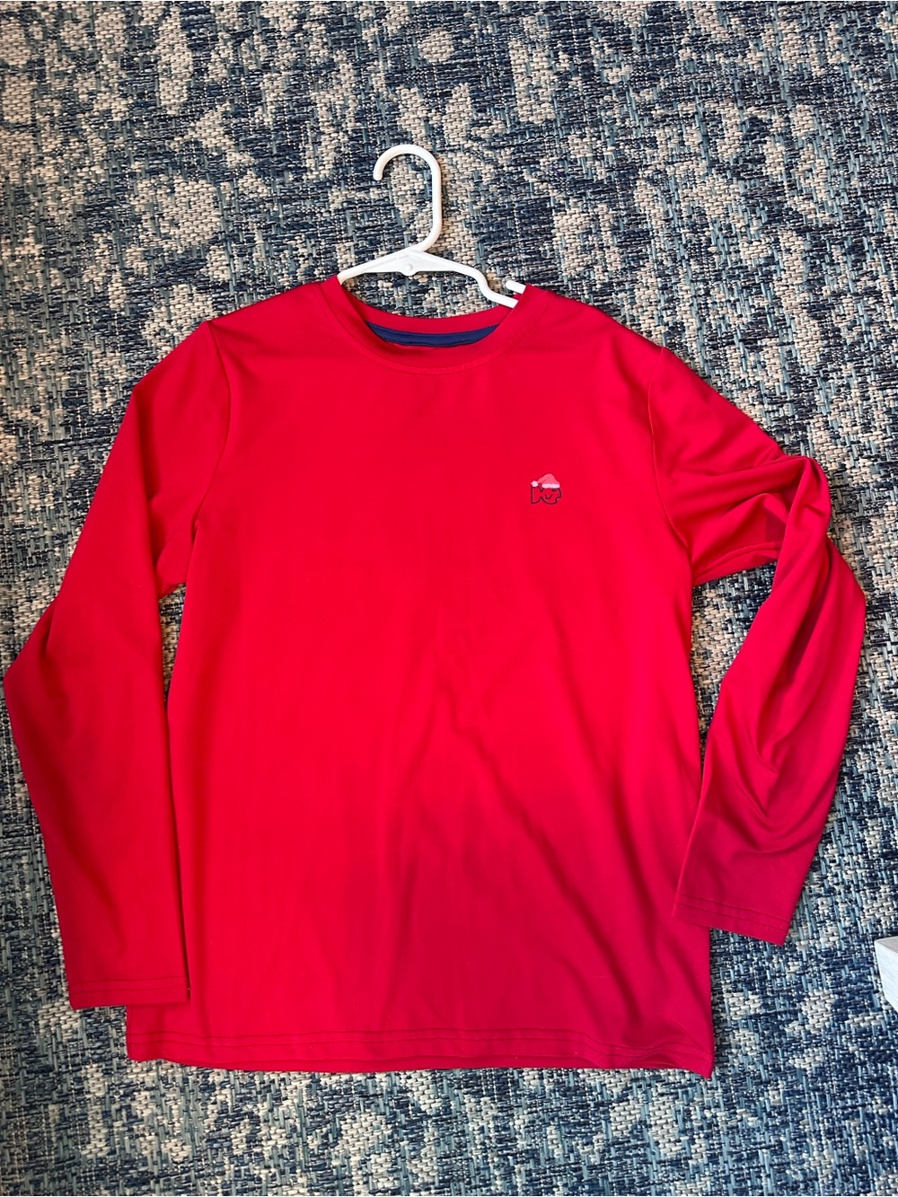 Prodoh boys Red Long Sleeve Christmas tee